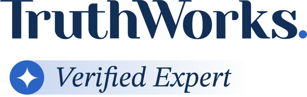 TruthWorks Verified Expert Logo Petrol