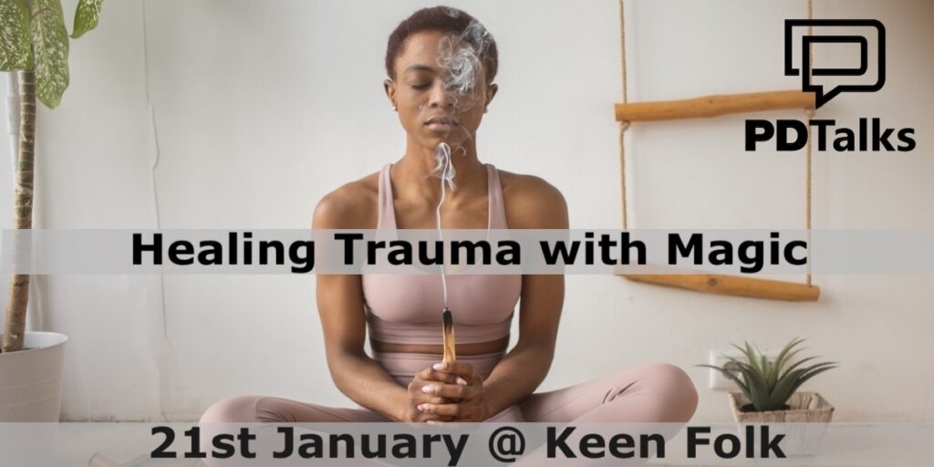 A talk exploring alternative methods of healing trauma with a guest speaker.