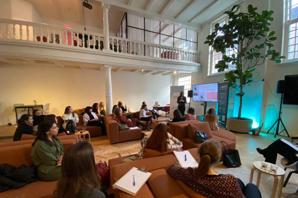 Interactive workshop by Monika Matuszewska from LaMatu for Female Ventures at equals in Amsterdam