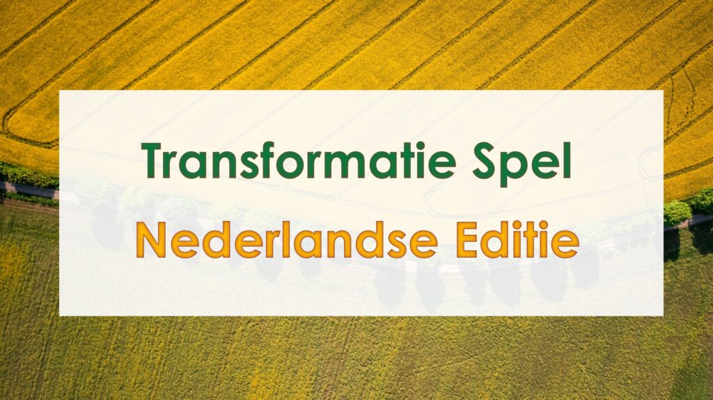 Transformatie Spel Nederlandse Zomer Editie Amsterdam