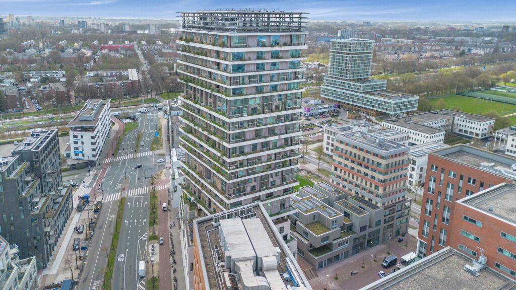 VERTICAL building in Amsterdam Sloterdijk