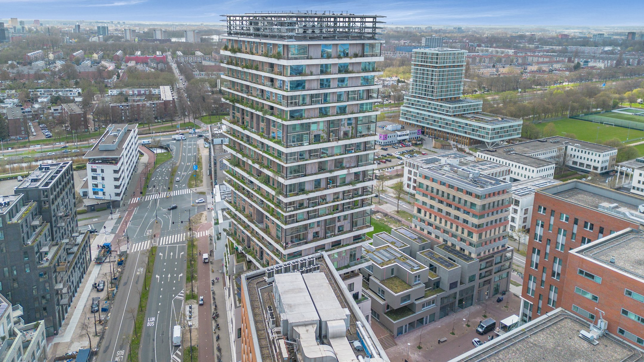 VERTICAL building in Amsterdam Sloterdijk
