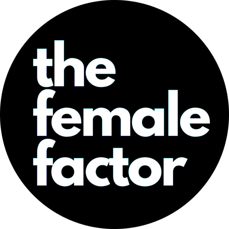 the female factor logo black