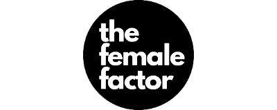 the female factor logo black