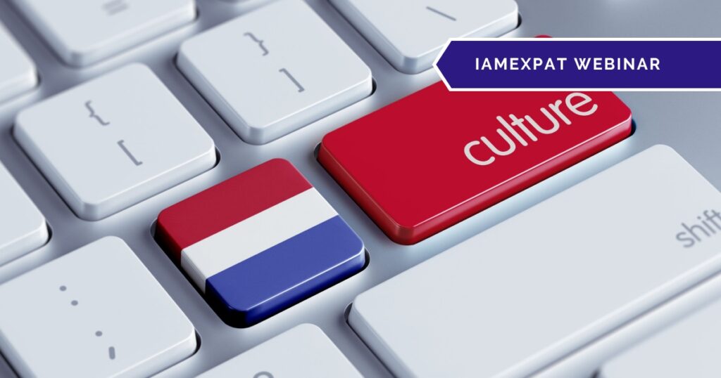 IamExpat Webinar Event Cover: Navigating Dutch Work Culture by Monika Matuszewska from LaMatu